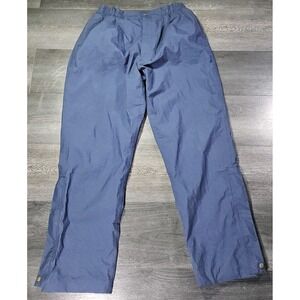 VTG Tourney Gore Tex Windbreaker Pant L Blue 30x31 Elastic Waist Golf Waterproof